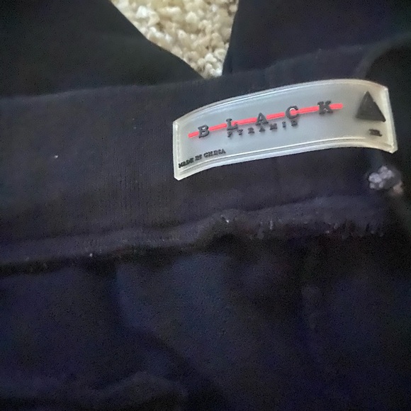 Black Pyramid Joggers with White Accents by Black - Picture 5 of 5